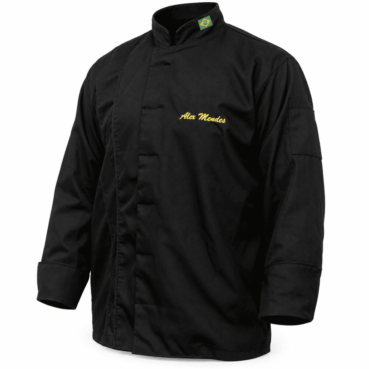 Dólman em Algodão Masculino Preto